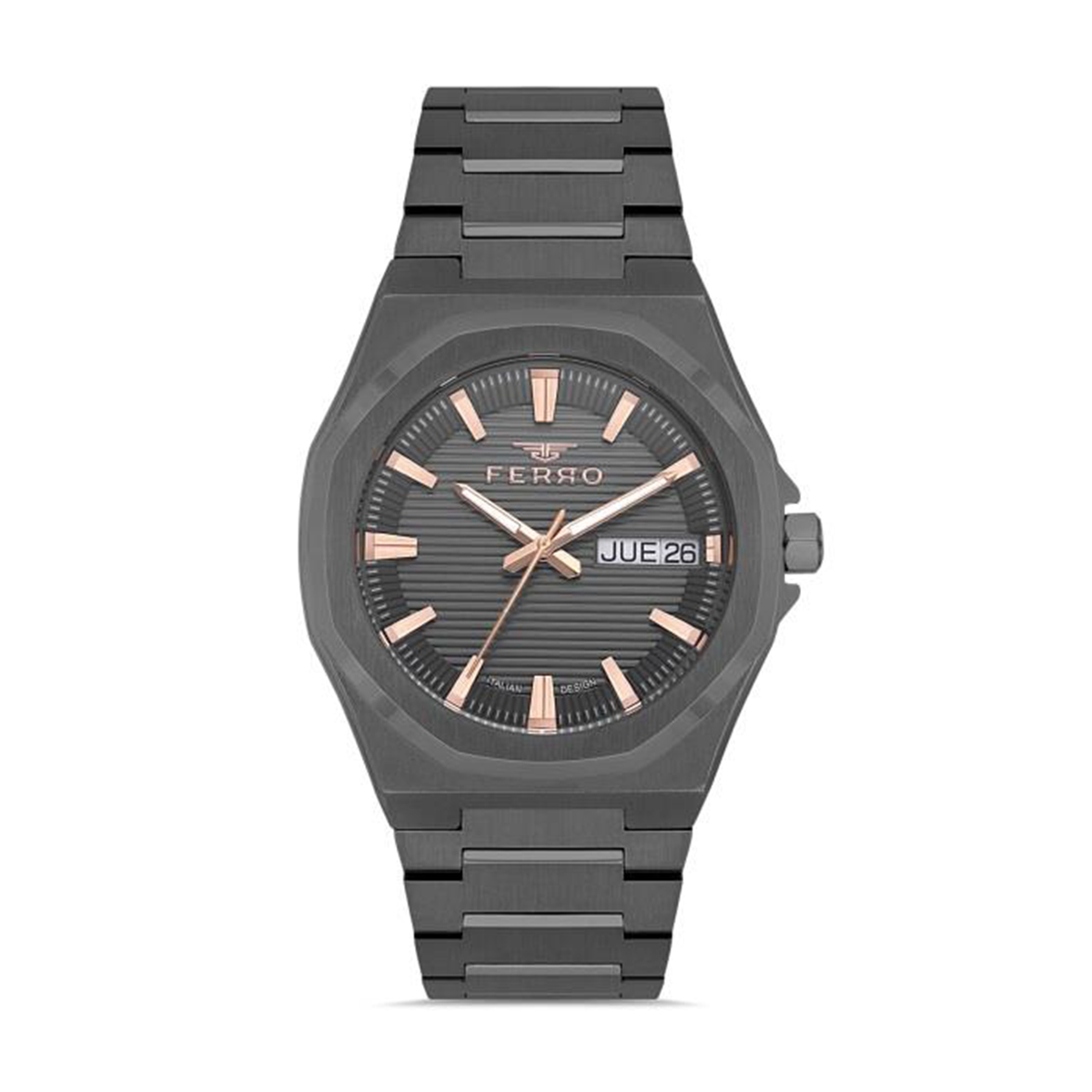MONTRE FERRO HOMME SIMPLE ACIER